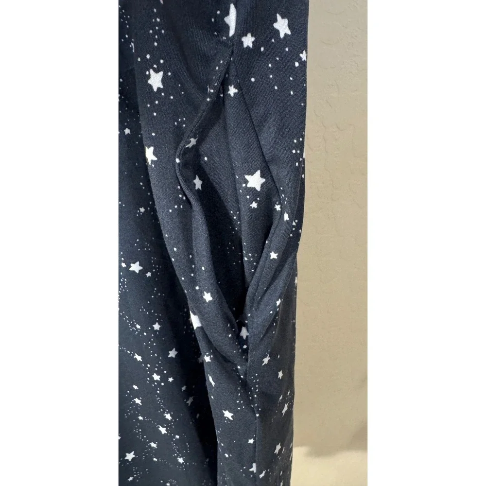 Joyspun Sleepshirt Women 2X-3X‎ Stars Dreamy Soft Pocket Nightgown NEW